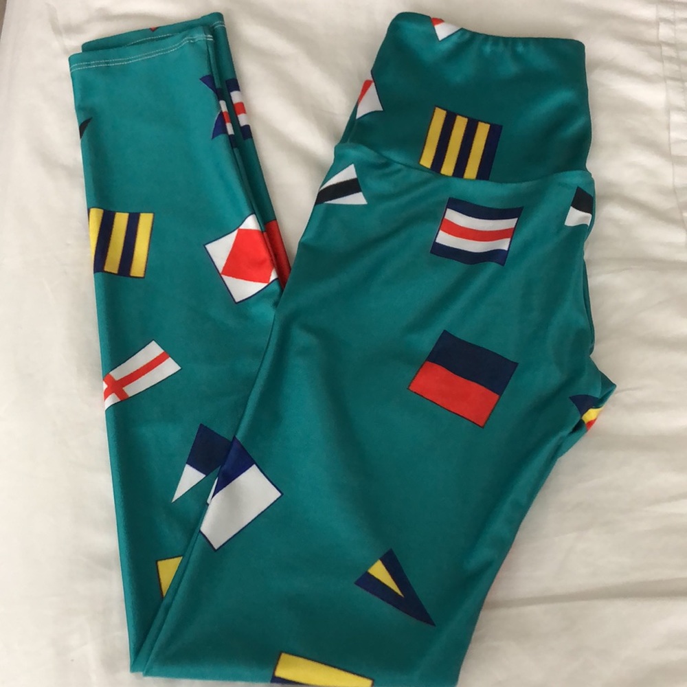 Goldsheep leggings nautical WOMENS size small - Picture 5 of 13